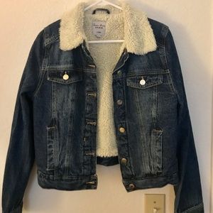Modcloth Jean Jacket with fleece